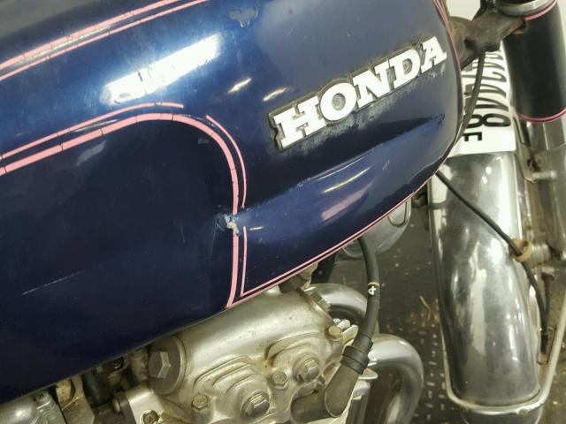 CB50F1034648 - 1972 HONDA 350 BLUE photo 9