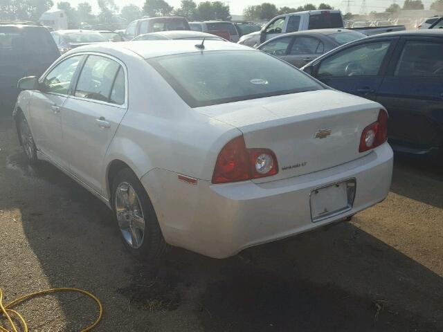 1G1ZD5EB6AF103725 - 2010 CHEVROLET MALIBU 2LT WHITE photo 3