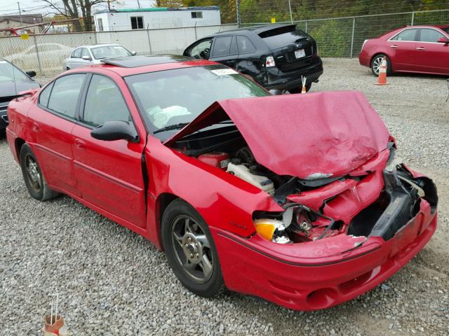 1G2NW52E93C294290 - 2003 PONTIAC GRAND AM G RED photo 1