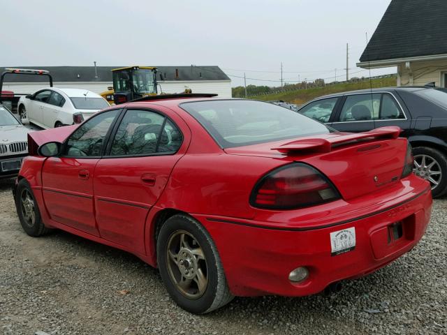 1G2NW52E93C294290 - 2003 PONTIAC GRAND AM G RED photo 3