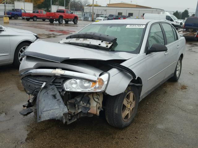 1G1ZT54815F215766 - 2005 CHEVROLET MALIBU LS SILVER photo 2