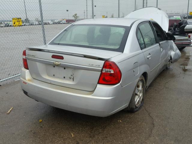 1G1ZT54815F215766 - 2005 CHEVROLET MALIBU LS 银色 照片 4