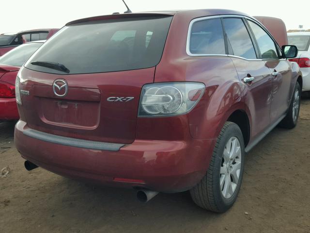 JM3ER29L370130330 - 2007 MAZDA CX-7 RED photo 4