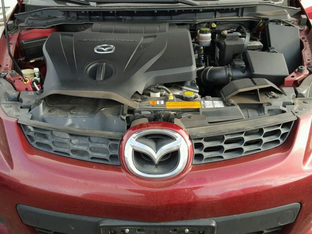 JM3ER29L370130330 - 2007 MAZDA CX-7 RED photo 7