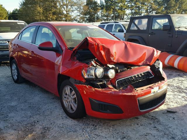 1G1JC5SH2D4221246 - 2013 CHEVROLET SONIC LT RED photo 1