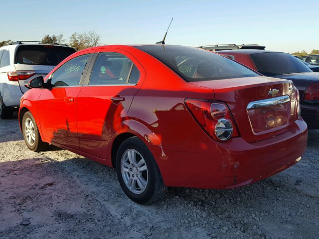 1G1JC5SH2D4221246 - 2013 CHEVROLET SONIC LT RED photo 3