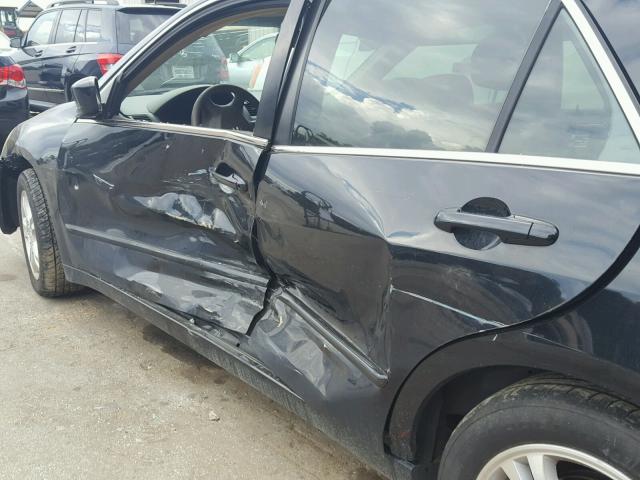 1HGCM56326A137915 - 2006 HONDA ACCORD SE BLACK photo 10