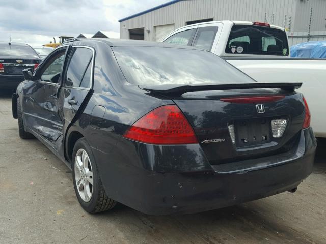 1HGCM56326A137915 - 2006 HONDA ACCORD SE BLACK photo 3