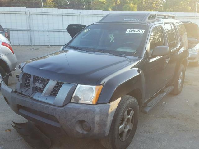 5N1AN08U77C545677 - 2007 NISSAN XTERRA OFF BLACK photo 2