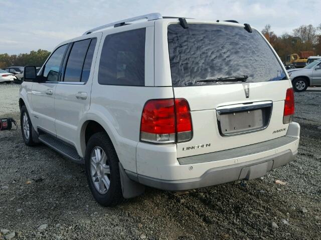 5LMEU88H43ZJ32027 - 2003 LINCOLN AVIATOR 白色 照片 3
