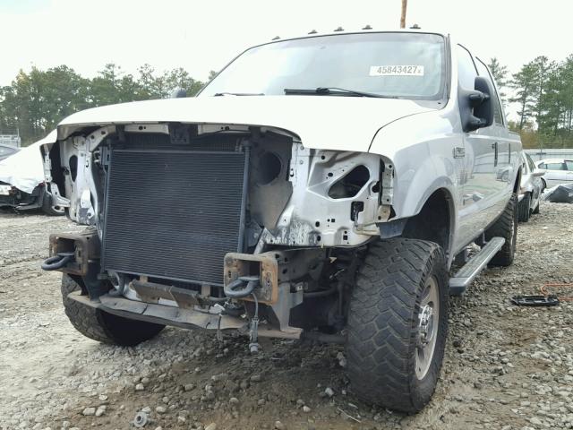 1FTWW31P25EA80434 - 2005 FORD F350 SRW S SILVER photo 2