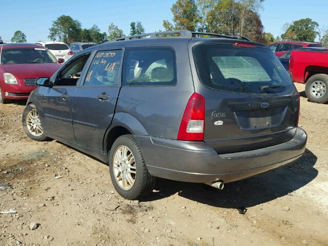 1FAFP36362W285480 - 2002 FORD FOCUS GRAY photo 3