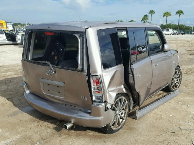 JTLKT324050170503 - 2005 TOYOTA SCION XB Қоңыр фото 4