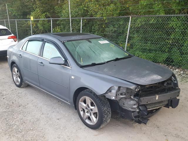 1G1ZH57B78F161001 - 2008 CHEVROLET MALIBU 1LT GRAY photo 1