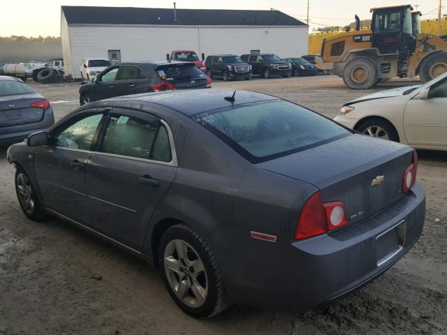 1G1ZH57B78F161001 - 2008 CHEVROLET MALIBU 1LT GRAY photo 3