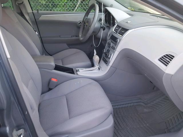 1G1ZH57B78F161001 - 2008 CHEVROLET MALIBU 1LT GRAY photo 5