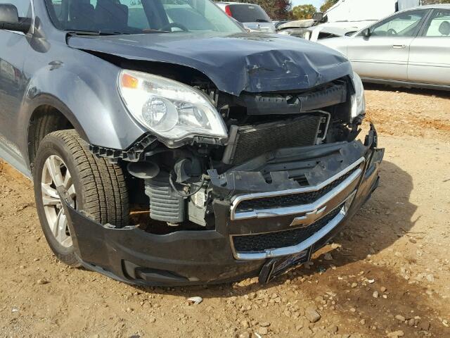 2GNALBEC4B1205913 - 2011 CHEVROLET EQUINOX LS GRAY photo 9