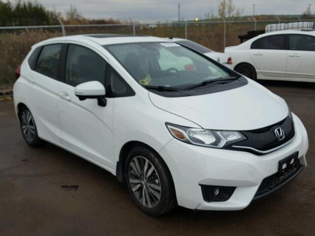 3HGGK5H86HM102929 - 2017 HONDA FIT EX WHITE photo 1