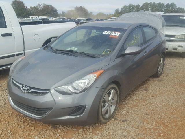 5NPDH4AE5DH378514 - 2013 HYUNDAI ELANTRA GL GRAY photo 2