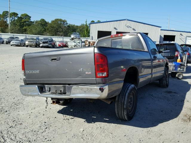 1D7HU16N04J121634 - 2004 DODGE RAM 1500 GRAY photo 4