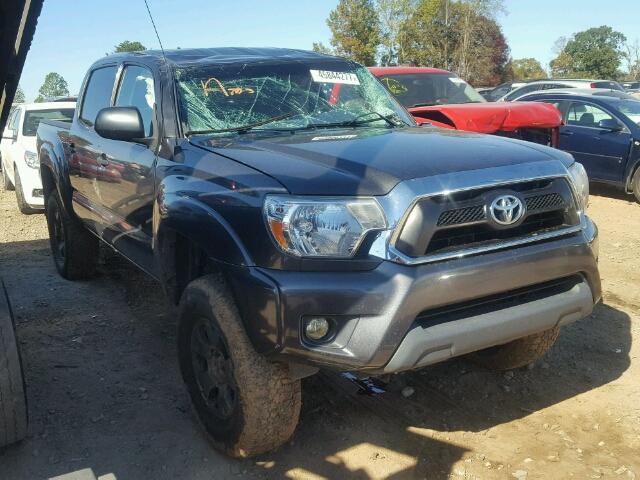 3TMLU4EN6CM100473 - 2012 TOYOTA TACOMA DOU GRAY photo 1