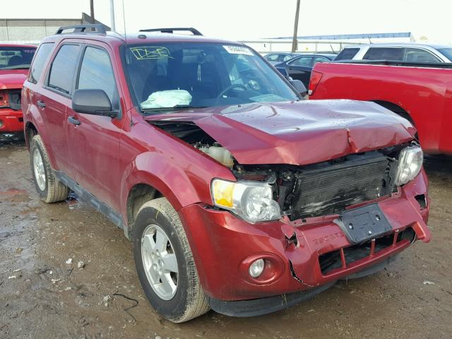 1FMCU0DG7CKA22283 - 2012 FORD ESCAPE XLT MAROON photo 1