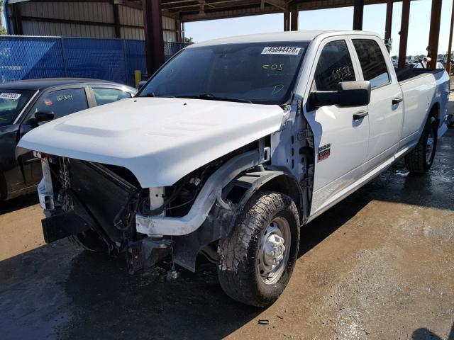 3C6TD4HT6CG280800 - 2012 DODGE RAM 2500 S WHITE photo 2