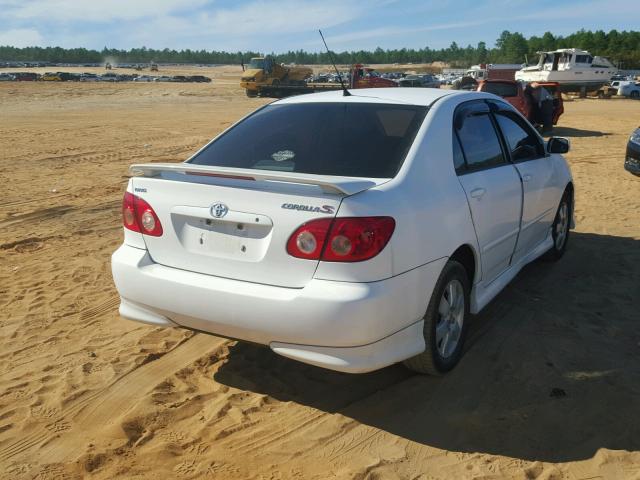 2T1BR32EX7C755813 - 2007 TOYOTA COROLLA CE WHITE photo 4