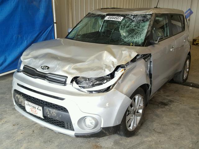 KNDJP3A54H7450961 - 2017 KIA SOUL SILVER photo 2