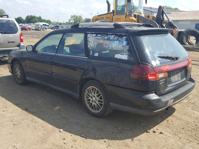 4S3BK6754W6303070 - 1998 SUBARU LEGACY GT BLACK photo 3