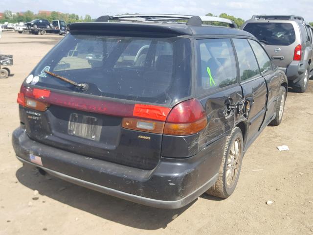 4S3BK6754W6303070 - 1998 SUBARU LEGACY GT BLACK photo 4