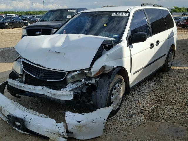 2HKRL1850YH585424 - 2000 HONDA ODYSSEY LX WHITE photo 2