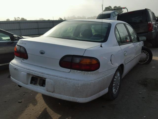 1G1ND52J516276453 - 2001 CHEVROLET MALIBU WHITE photo 4