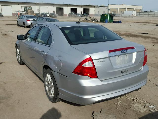 3FAHP0JA4BR311395 - 2011 FORD FUSION SILVER photo 3