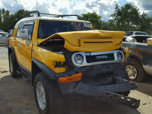 JTEBU11F270031553 - 2007 TOYOTA FJ CRUISER YELLOW photo 1