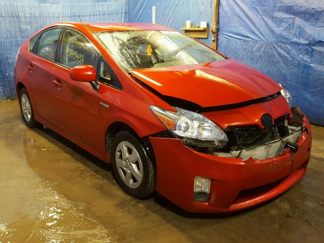 JTDKN3DU3A5205096 - 2010 TOYOTA PRIUS RED photo 1