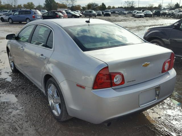 1G1ZH57B09F257389 - 2009 CHEVROLET MALIBU 1LT SILVER photo 3