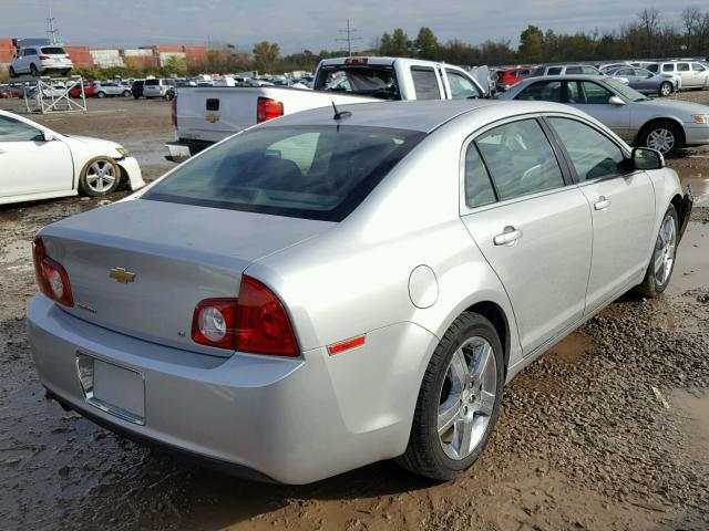 1G1ZH57B09F257389 - 2009 CHEVROLET MALIBU 1LT SILVER photo 4