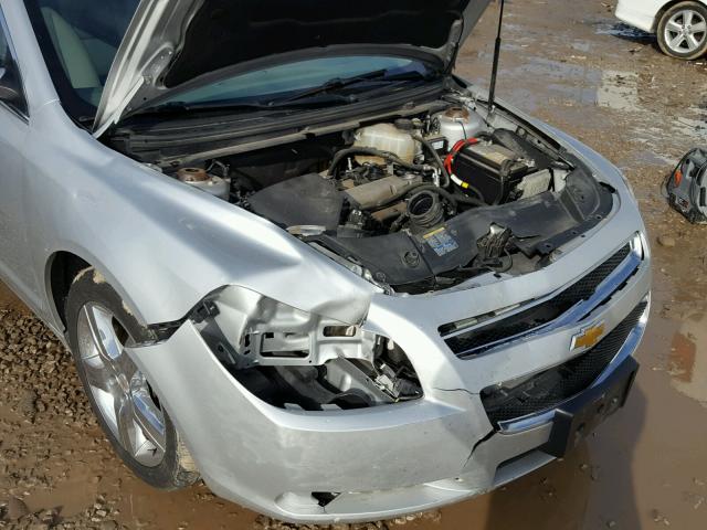 1G1ZH57B09F257389 - 2009 CHEVROLET MALIBU 1LT SILVER photo 9