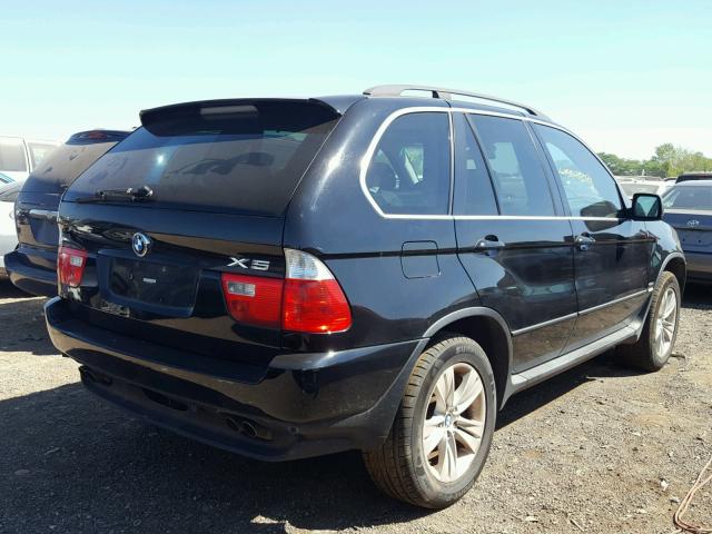 5UXFB53575LV11203 - 2005 BMW X5 4.4I BLACK photo 4