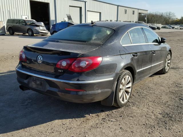 WVWMP7AN1AE547041 - 2010 VOLKSWAGEN CC SPORT BLACK photo 4