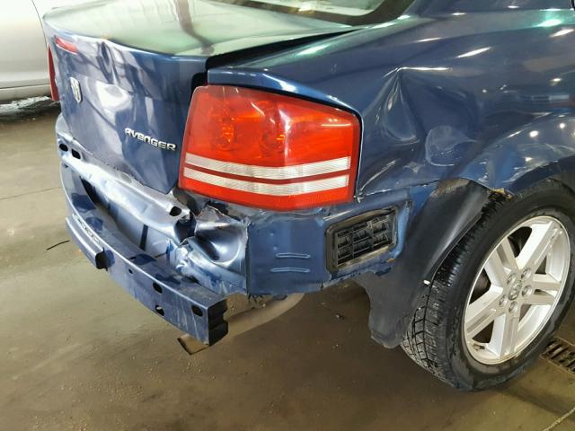 1B3CC1FB7AN175788 - 2010 DODGE AVENGER EX BLUE photo 9