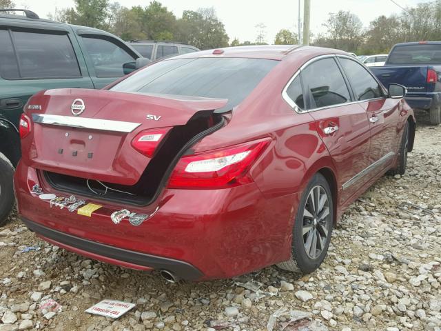 1N4AL3AP1GC114564 - 2016 NISSAN ALTIMA 2.5 RED photo 4