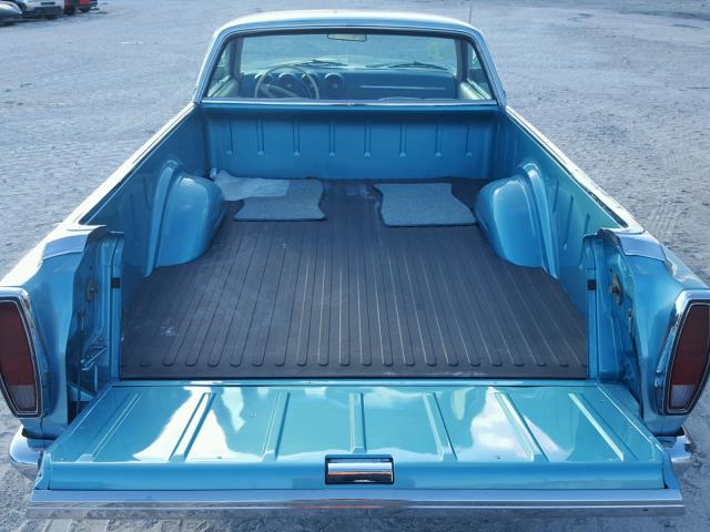 8K49Y197503 - 1968 FORD RANCHERO TURQUOISE photo 6