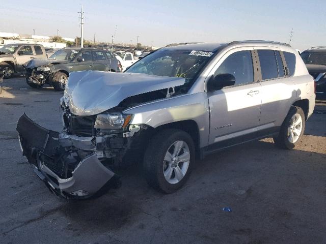 1C4NJDBB8ED570093 - 2014 JEEP COMPASS SP SILVER photo 2