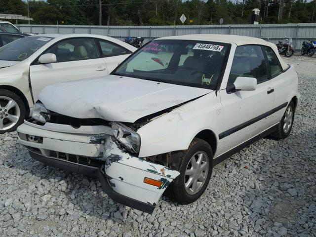 WVWBC81EXSK003729 - 1995 VOLKSWAGEN CABRIO WHITE photo 2