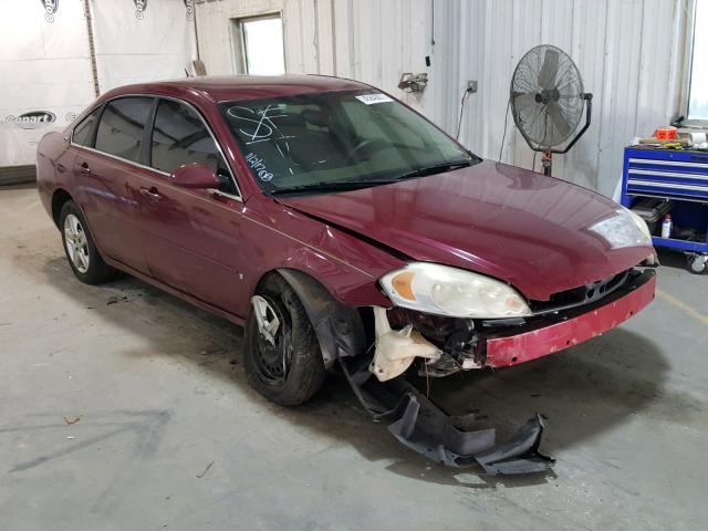 2G1WB58K969306936 - 2006 CHEVROLET IMPALA RED photo 1