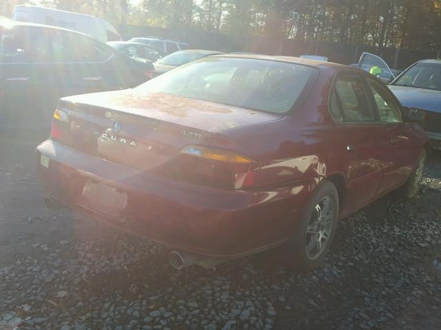 19UUA5664YA014367 - 2000 ACURA 3.2TL RED photo 4