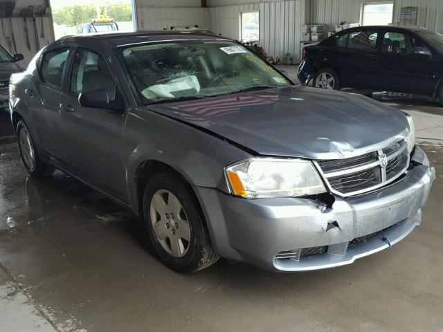 1B3CC4FB8AN110109 - 2010 DODGE AVENGER SX GRAY photo 1