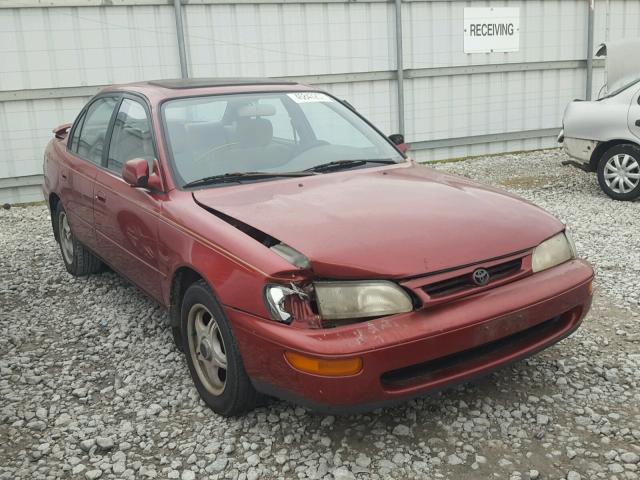 1NXBB02E6VZ595329 - 1997 TOYOTA COROLLA DX MAROON photo 1